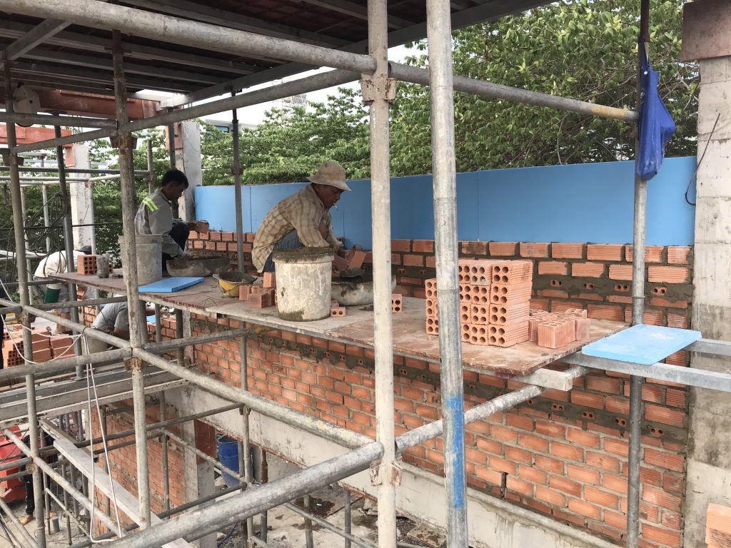 Tường 20 có thể xây cho nhà có 4 mặt không giáp nhà.